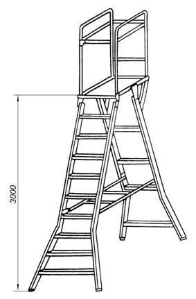 лестница с площадкой Л 312